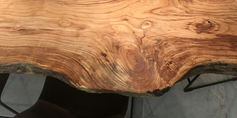 Live edge tables are aesthetically pleasing and functional